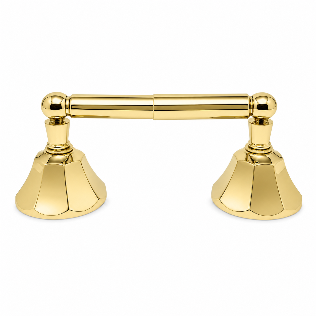 Mississippi Vintage Style Wall Mount Toilet Paper Holder, Solid Brass and Mounting Hardware P0301 | Strom Living Supercoat Brass - Bathroom Accessories