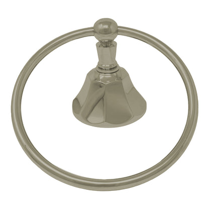 Strom Living Mississippi Vintage Style Deco Towel Holder Ring with Solid Brass, Escutcheon and Mounting Hardware