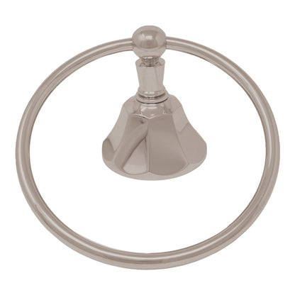 Strom Living Mississippi Vintage Style Deco Towel Holder Ring with Solid Brass, Escutcheon and Mounting Hardware