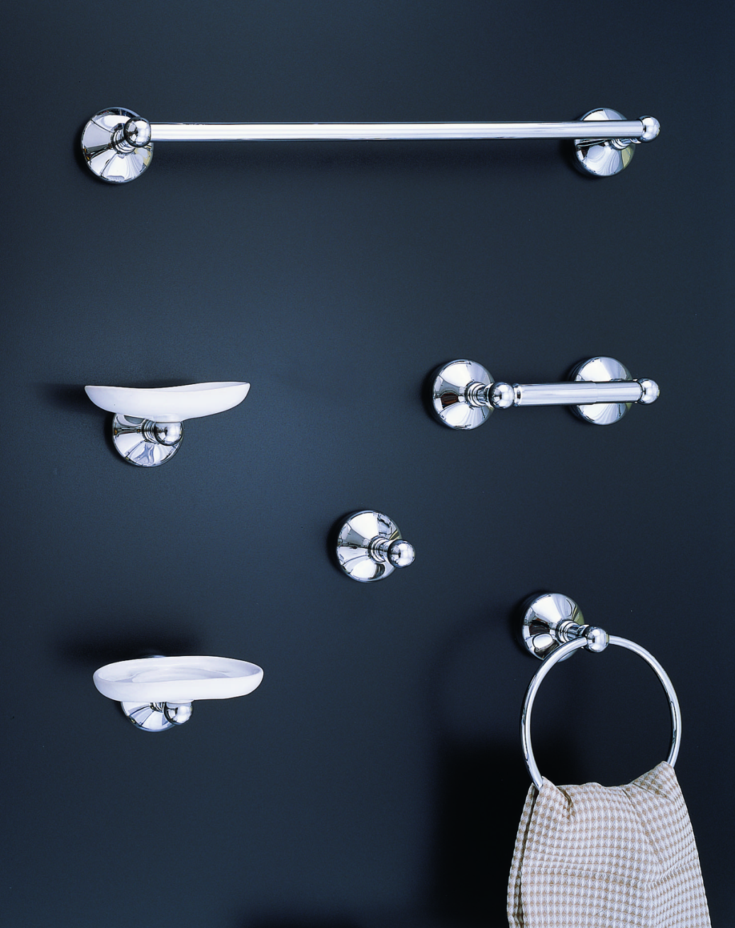 Sacramento Vintage Style Towel Holder Ring, Solid Brass and Escutcheon P0309 | Strom Living - Bathroom Accessories