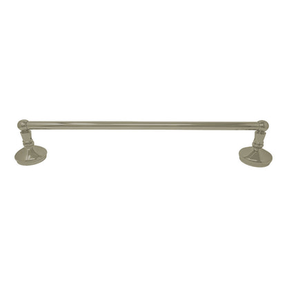 Strom Living Sacramento Vintage Style Wall Mount Towel Bar with Escutcheons/Brackets and Screws