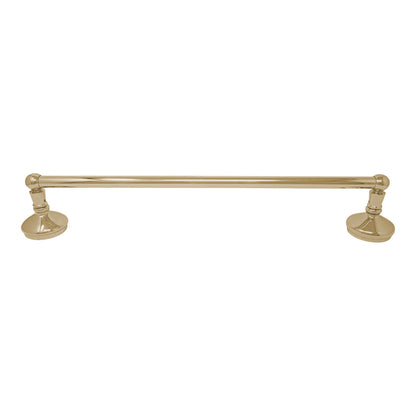 Strom Living Sacramento Vintage Style Wall Mount Towel Bar with Escutcheons/Brackets and Screws