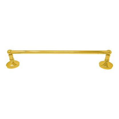 Strom Living Sacramento Vintage Style Wall Mount Towel Bar with Escutcheons/Brackets and Screws