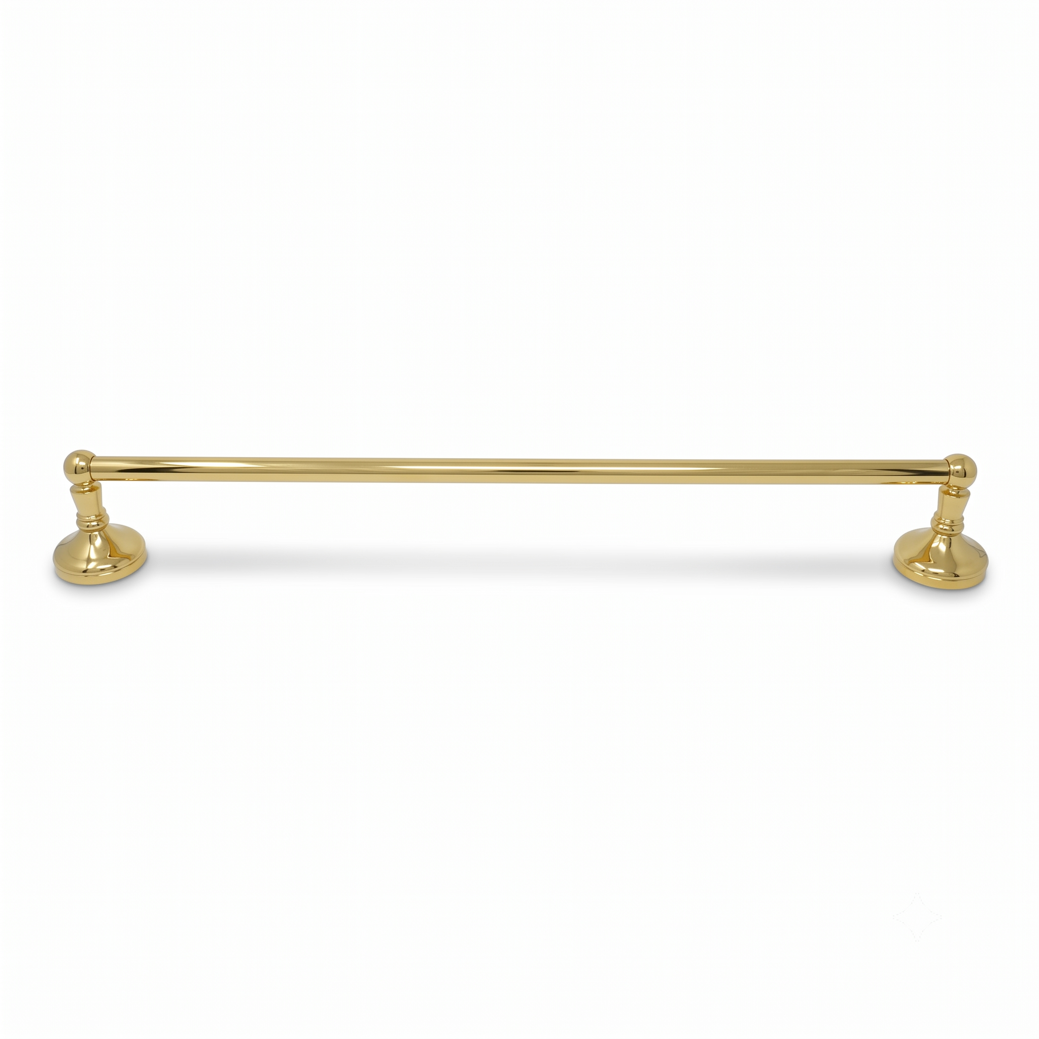 Sacramento Vintage Style Wall Mount Towel Bar with Escutcheons/Brackets and Screws P0305 | Strom Living - Bathroom Accessories
