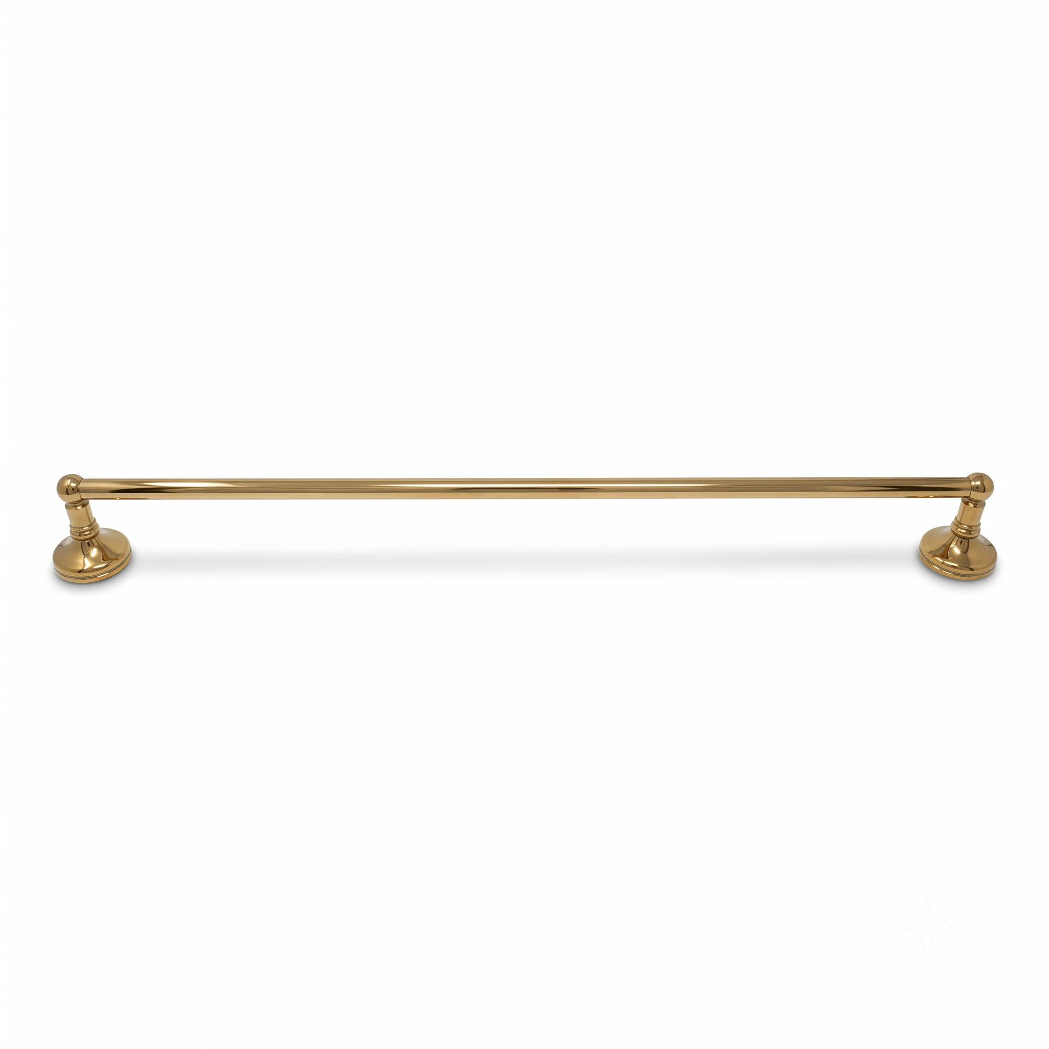 Sacramento Vintage Style Wall Mount Towel Bar with Escutcheons/Brackets and Screws P0305 | Strom Living - Bathroom Accessories