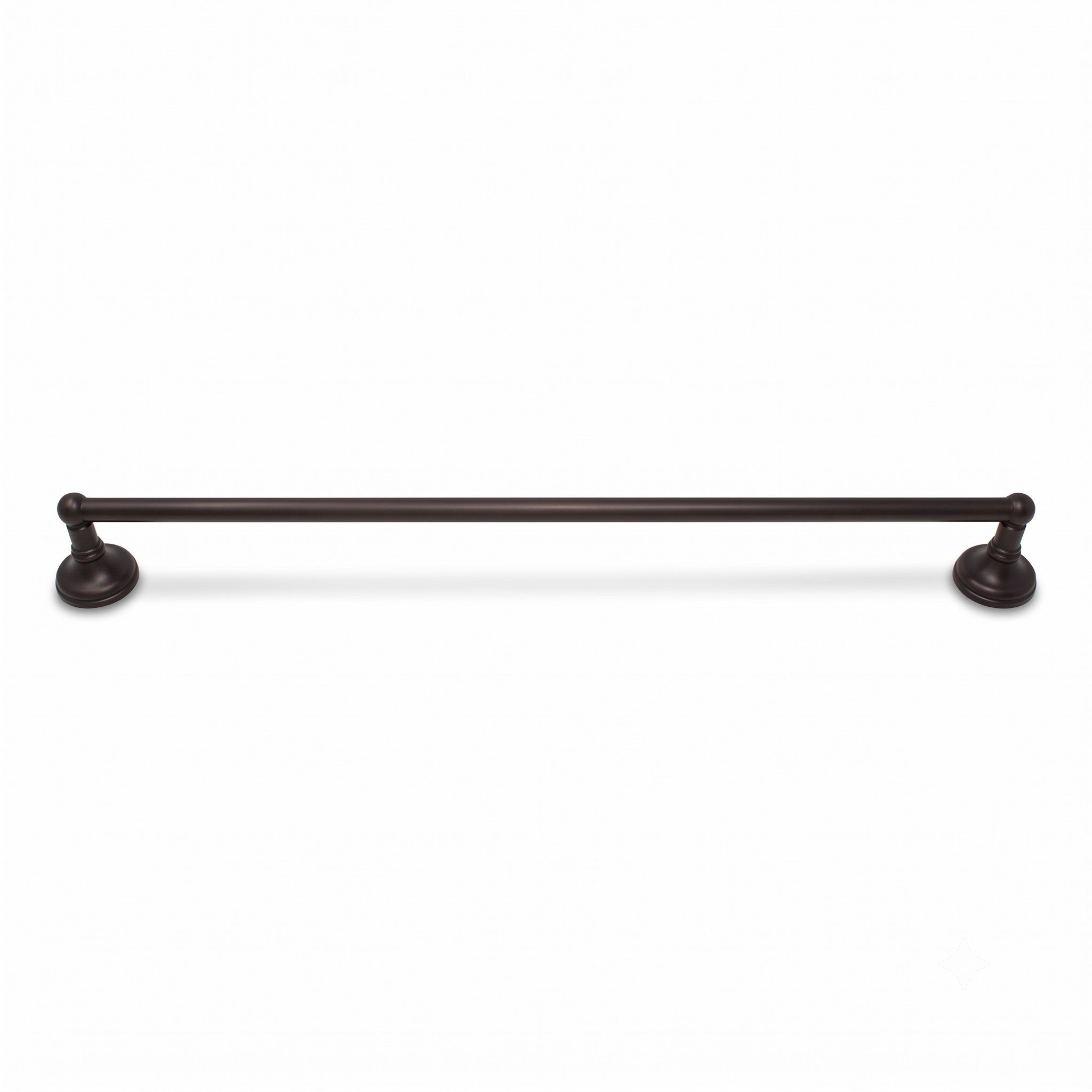 Sacramento Vintage Style Wall Mount Towel Bar with Escutcheons/Brackets and Screws P0305 | Strom Living Oil Rubbed Bronze 30" - Bathroom Accessories