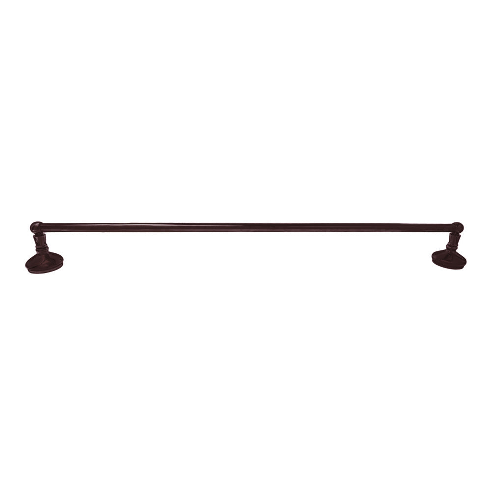 Strom Living Sacramento Vintage Style Wall Mount Towel Bar with Escutcheons/Brackets and Screws