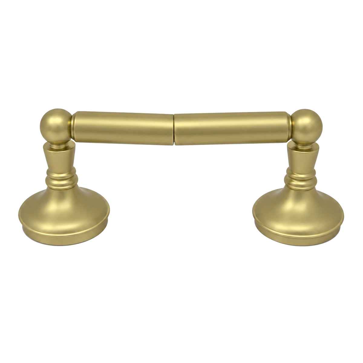 Sacramento Vintage Style Wall Mount Toilet Paper Holder with Decorative Escutcheons P0308 in Raw Brass