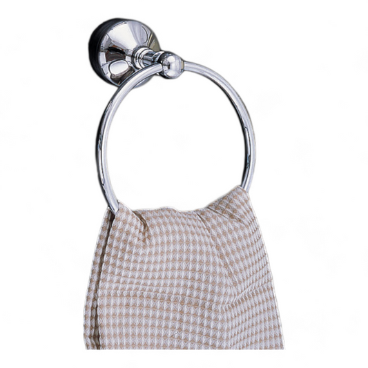 Strom Living Sacramento Vintage Style Towel Holder Ring with High Quality Solid Brass and Escutcheon