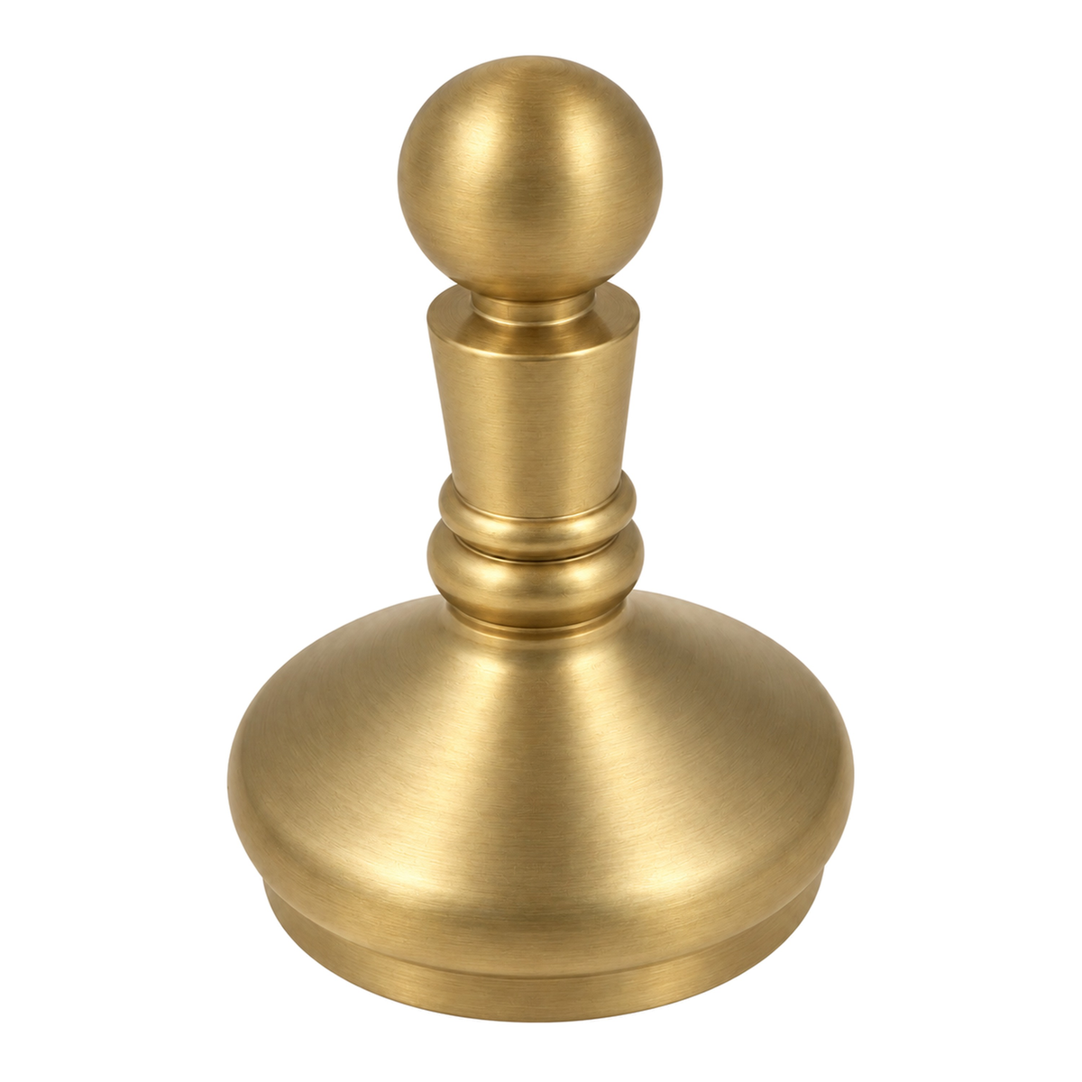 Sacramento Traditional Wall Mount Robe Hook, Solid Brass P0310 in Satin Brass