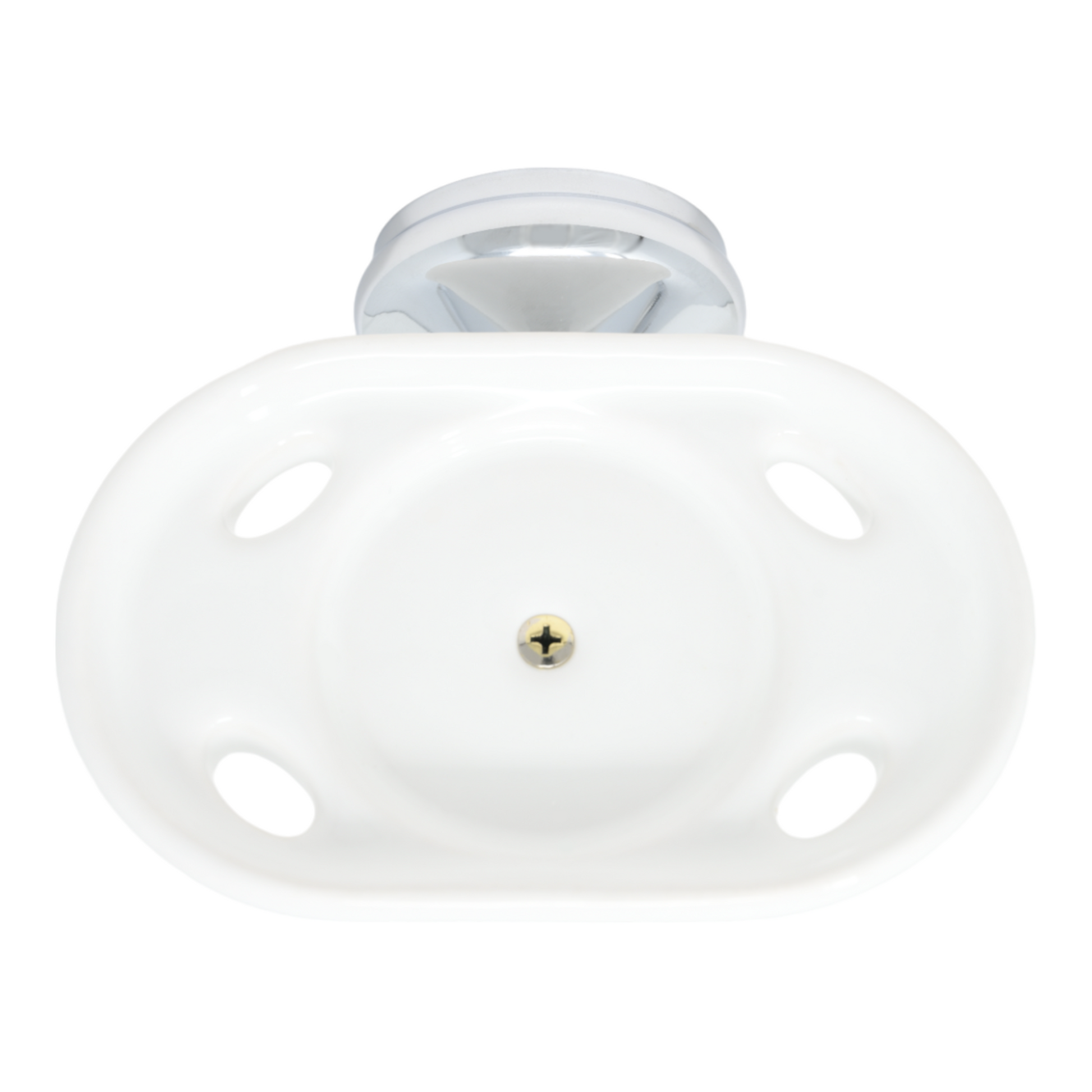 Sacramento Traditional Style Wall Mount Porcelain Toothbrush and Glass Holder, Solid Brass P0316 | Strom Living - Bathroom Accessories