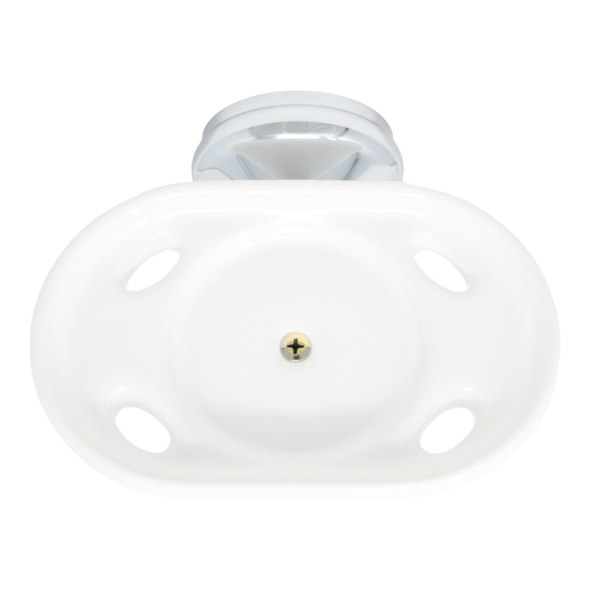 Sacramento Traditional Style Wall Mount Porcelain Toothbrush and Glass Holder, Solid Brass P0316 | Strom Living - Bathroom Accessories