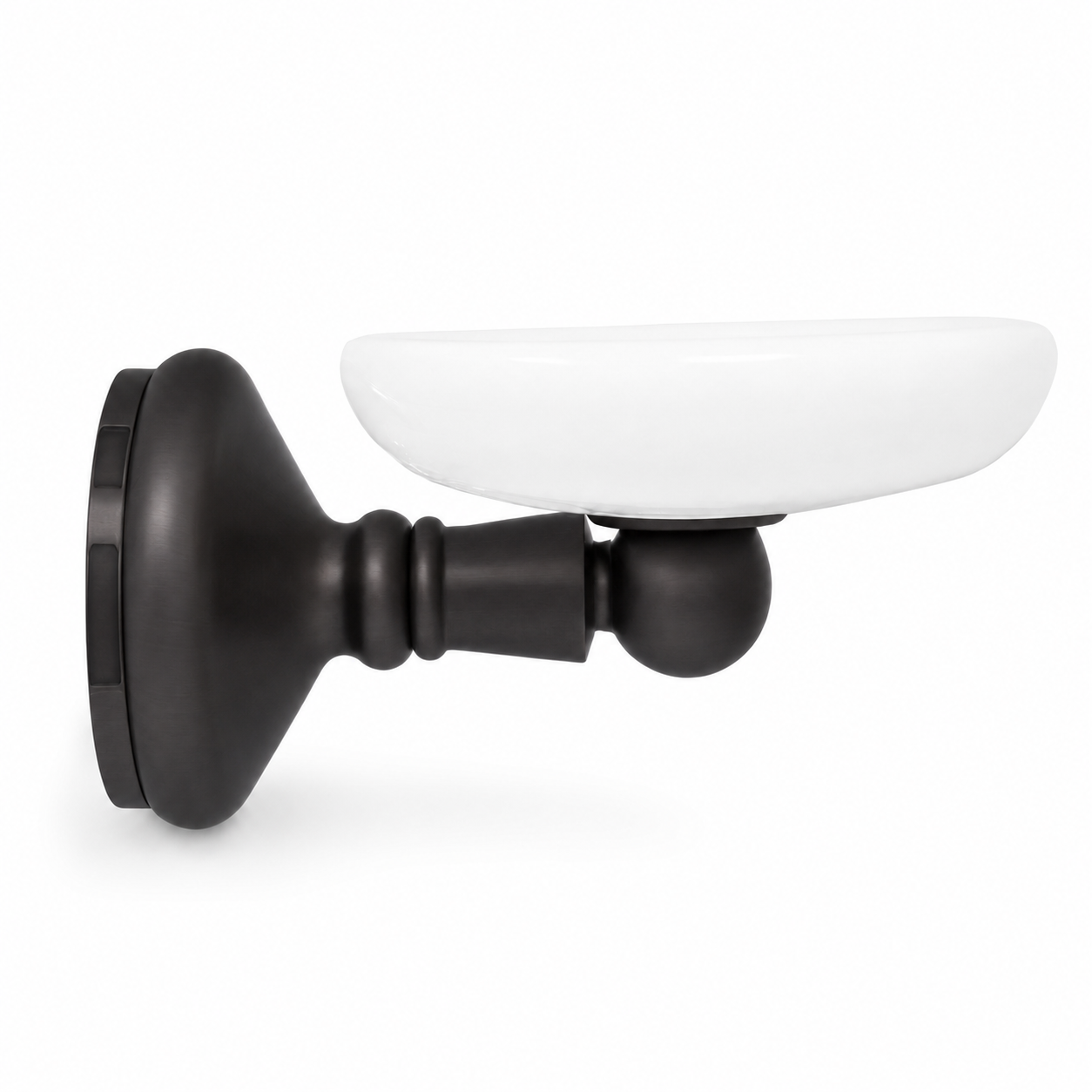 Sacramento Traditional Style Wall Mount Porcelain Toothbrush and Glass Holder, Solid Brass P0316 | Strom Living Oil Rubbed Bronze - Bathroom Accessories