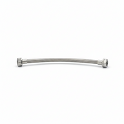 Stainless Steel Flex Hose with 12" Long and 1/2" IPS Connections P0329 | Strom Living - Faucet Parts