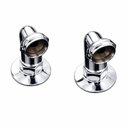 Deck Mount 90 Degree Couplers with Screws P0330 | Strom Living Chrome - Plumbing Parts