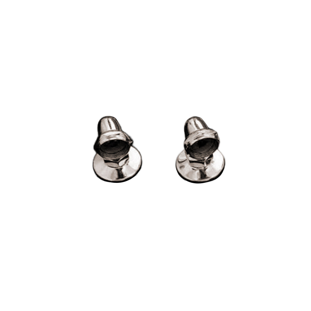 Deck Mount 90 Degree Couplers with Screws P0330 | Strom Living Polished Nickel - Plumbing Parts