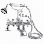 British Telephone Deck Mount Tub Faucet P0341 | Strom Living Chrome - Tub Fillers