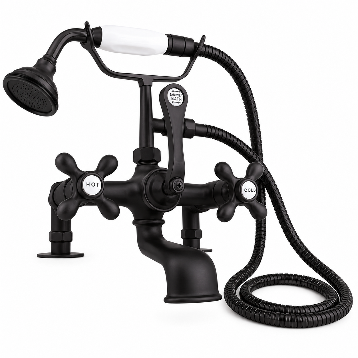 British Telephone Deck Mount Tub Faucet P0341 | Strom Living Oil Rubbed Bronze - Tub Fillers