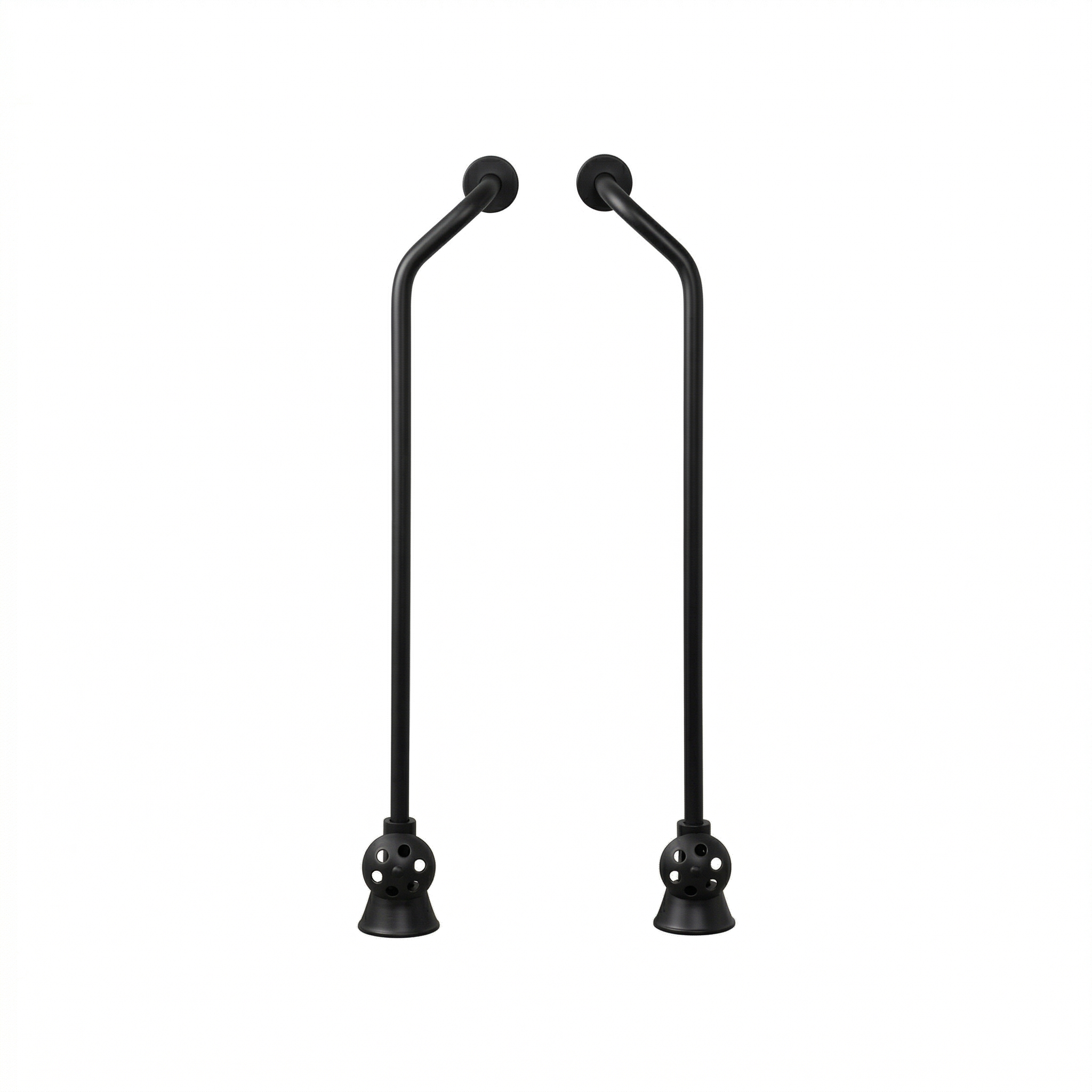 Strom Living Tub Supply Set with Double Offset Tubing Lever Handles Oil Rubbed Bronze - Plumbing Parts
