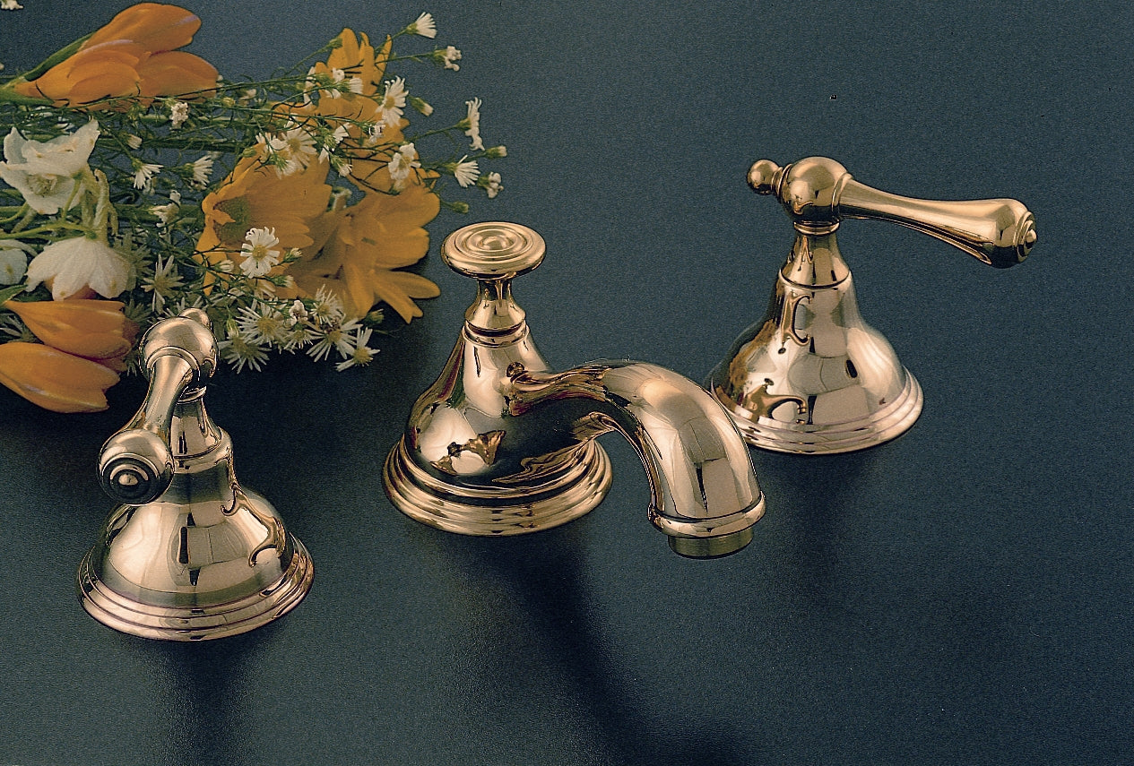 St. Lawrence Deck Mount Widespread Sink Faucet P0346 | Strom Living - Bathroom Faucets