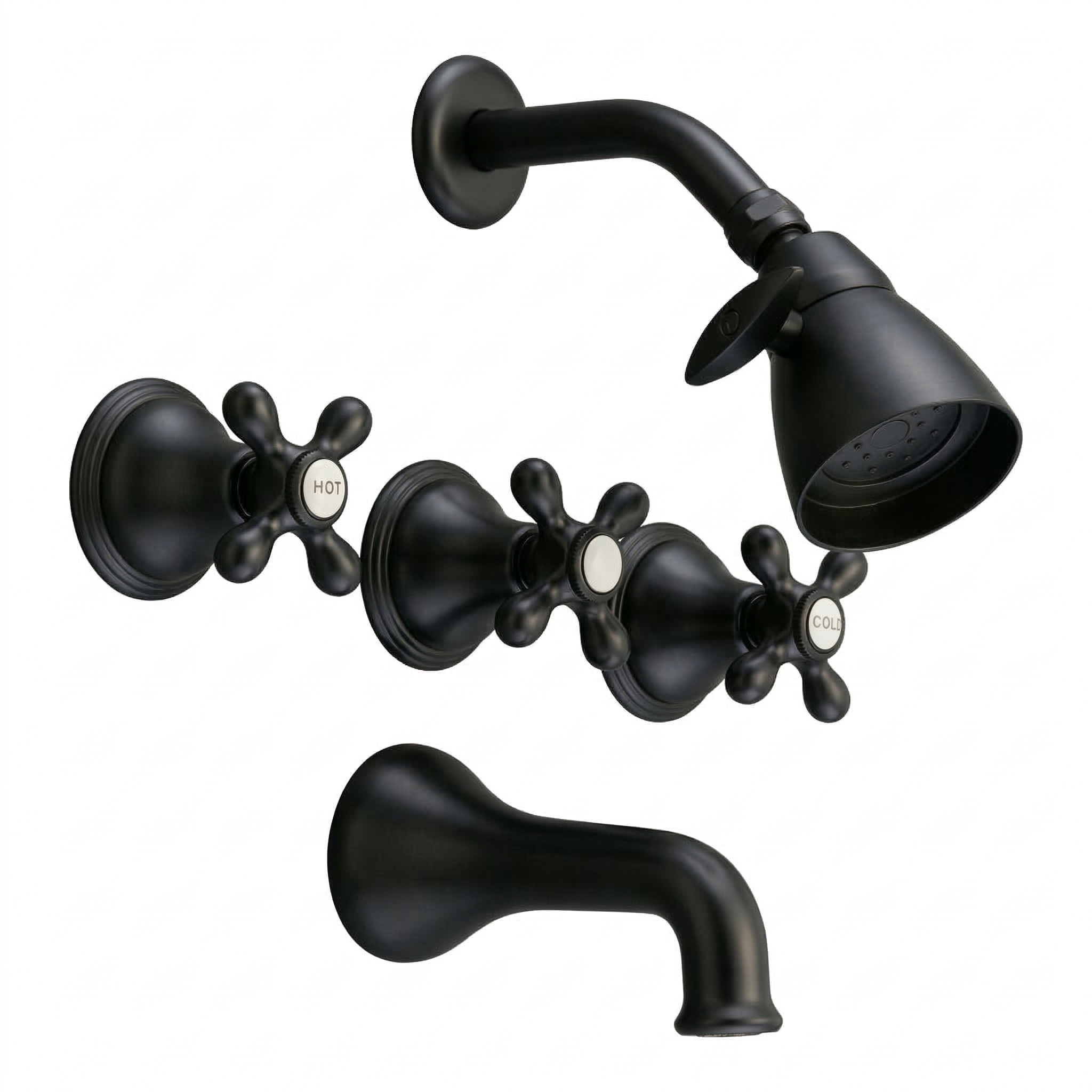 St. Lawrence In-Wall Tub & Shower Set P0352 | Strom Living Oil Rubbed Bronze - Showers