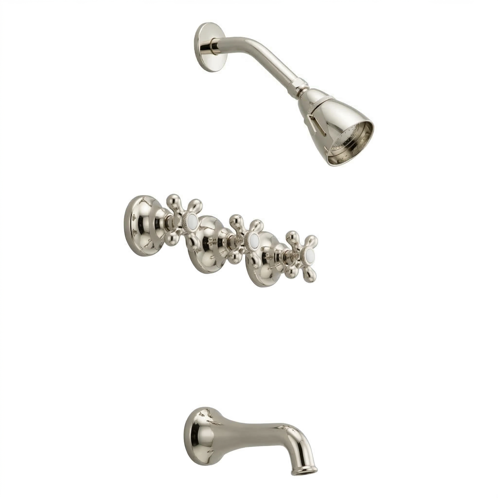 Sacramento Rhine In-Wall Tub & Shower Set P0360 | Strom Living Polished Nickel - Showers