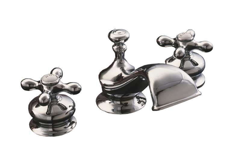Strom Living Thames Widespread Lavatory Faucet with Cross Handles and Valves