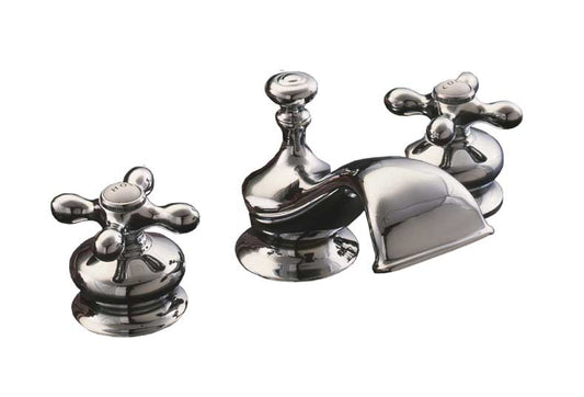 Strom Living Thames Widespread Lavatory Faucet with Cross Handles and Valves