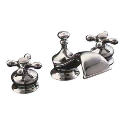 Thames Widespread Lavatory Faucet with Cross Handles and Valves P0376 | Strom Living