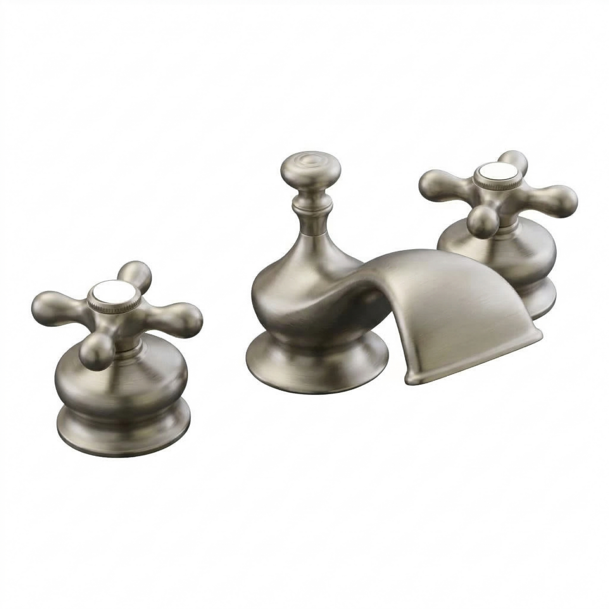Thames Widespread Lav Faucet Set P0376 | Strom Living Matte Nickel - Bathroom Faucets