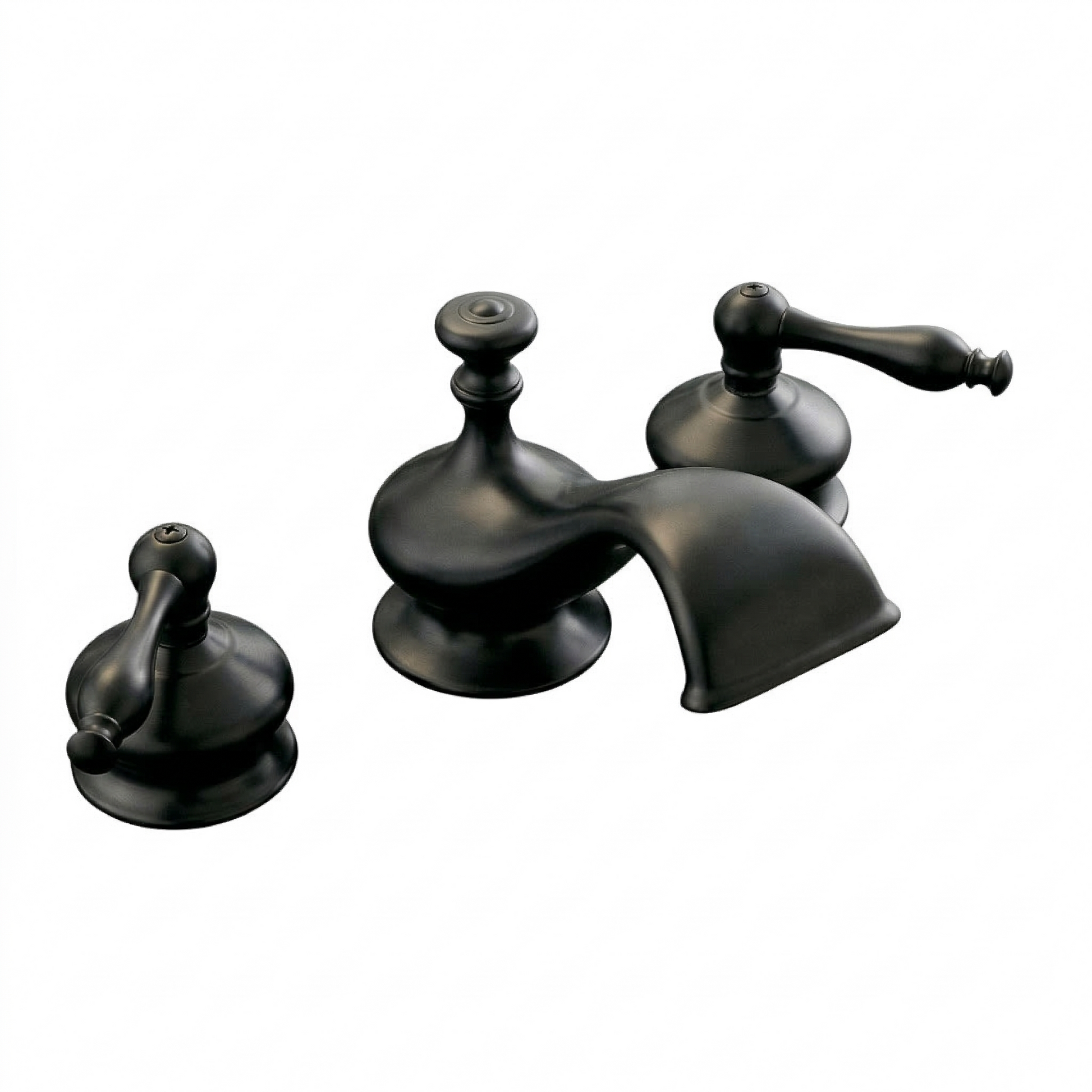 Thames Widespread Lav Faucet w/ Pop-Up Drain P0378 | Strom Living Oil Rubbed Bronze - Bathroom Faucets
