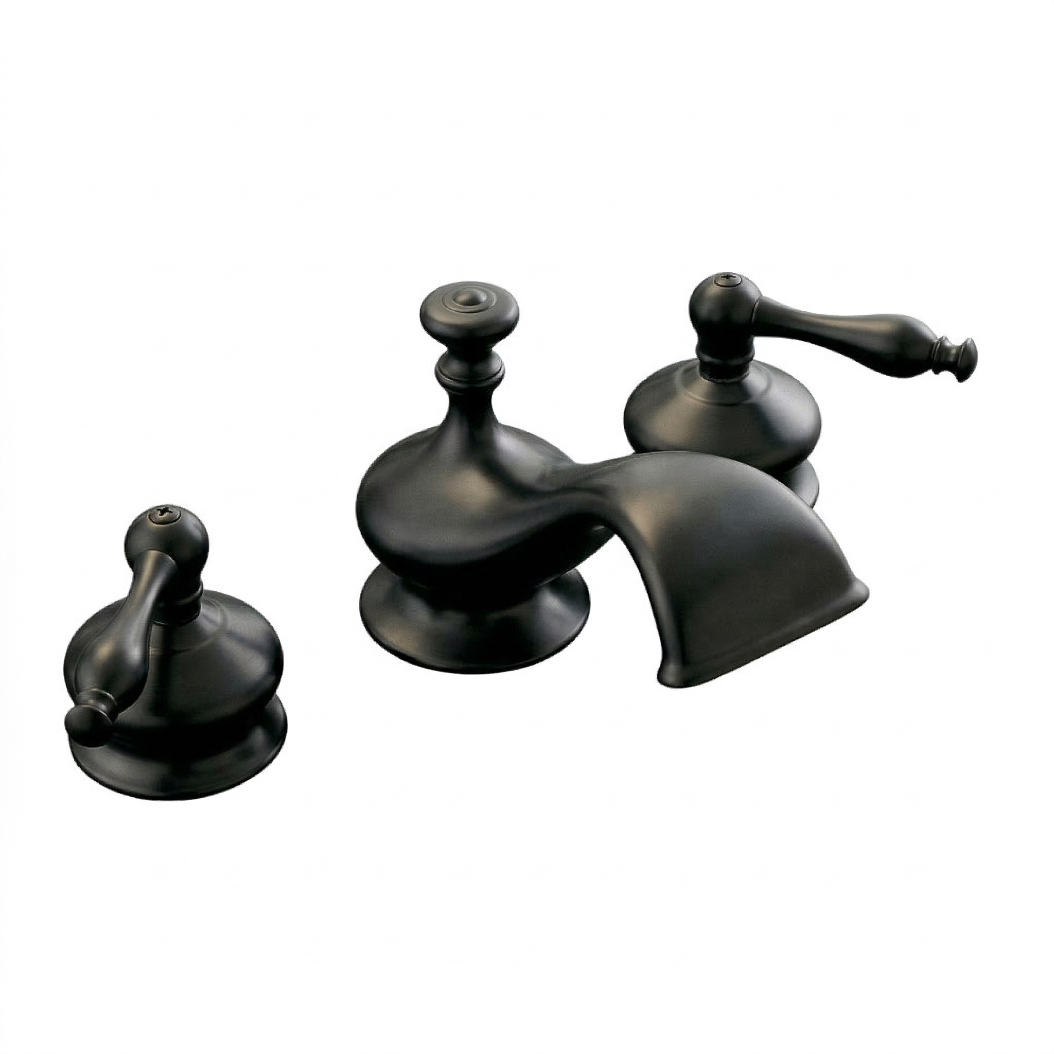 Thames Widespread Lav Faucet w/ Pop-Up Drain P0378 | Strom Living Oil Rubbed Bronze - Bathroom Faucets