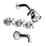 Thames In-Wall Tub & Shower Set P0381 | Strom Living Chrome - Showers