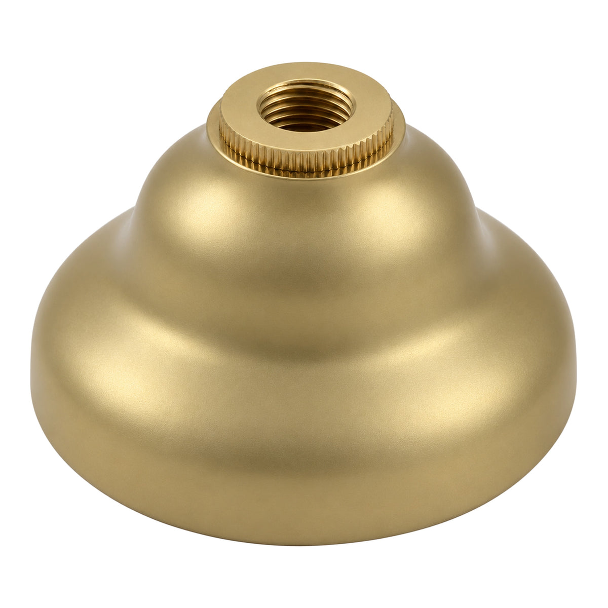 Strom Living Double Hump Escutcheon with Solid Brass in Raw Brass
