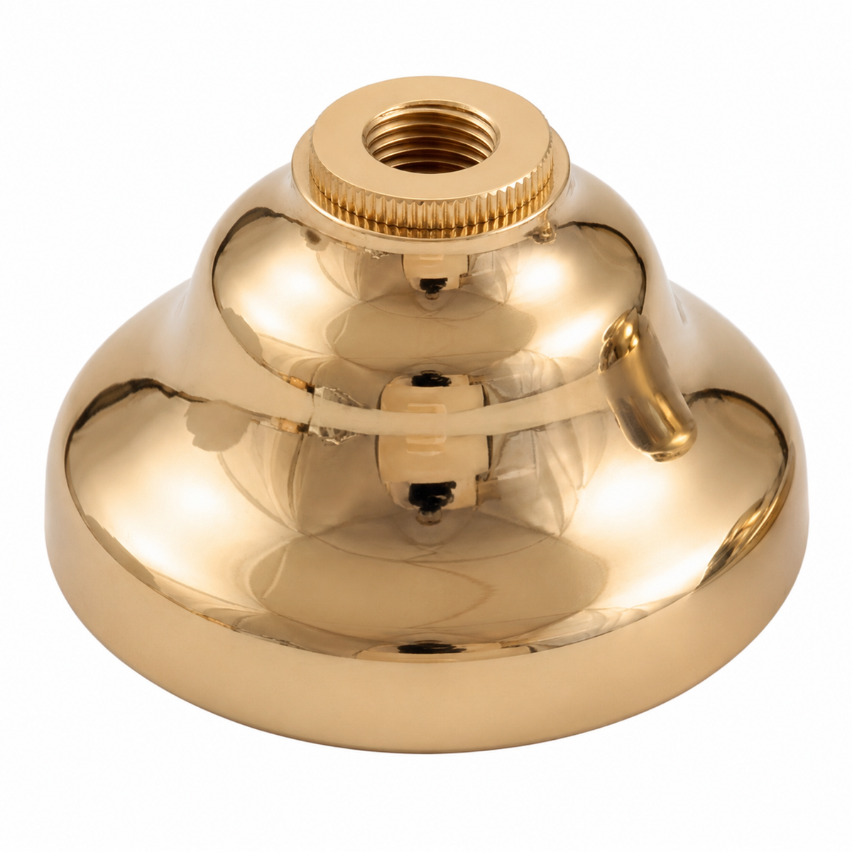 Strom Living Double Hump Escutcheon with Solid Brass Supercoat Brass - Faucet Parts