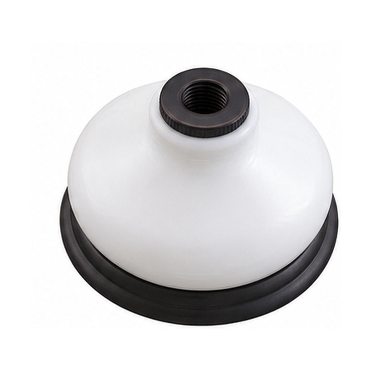 Strom Living Columbia Porcelain Escutcheon with Brass Ring Oil Rubbed Bronze - Faucet Parts
