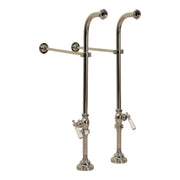 Free Standing Tub Supply Set with Shutoffs P0398 | Strom Living Chrome - Plumbing Parts
