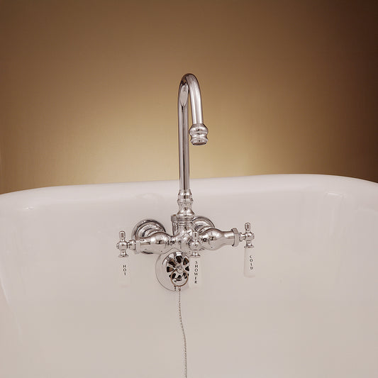 Strom Living Tub Faucet with Diverter Handle and Gooseneck Spout