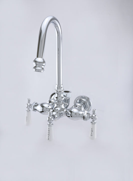 Strom Living Tub Faucet with Diverter Handle and Gooseneck Spout