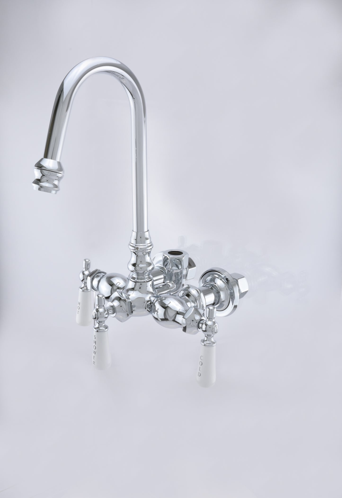 Strom Living Tub Faucet with Diverter Handle and Gooseneck Spout