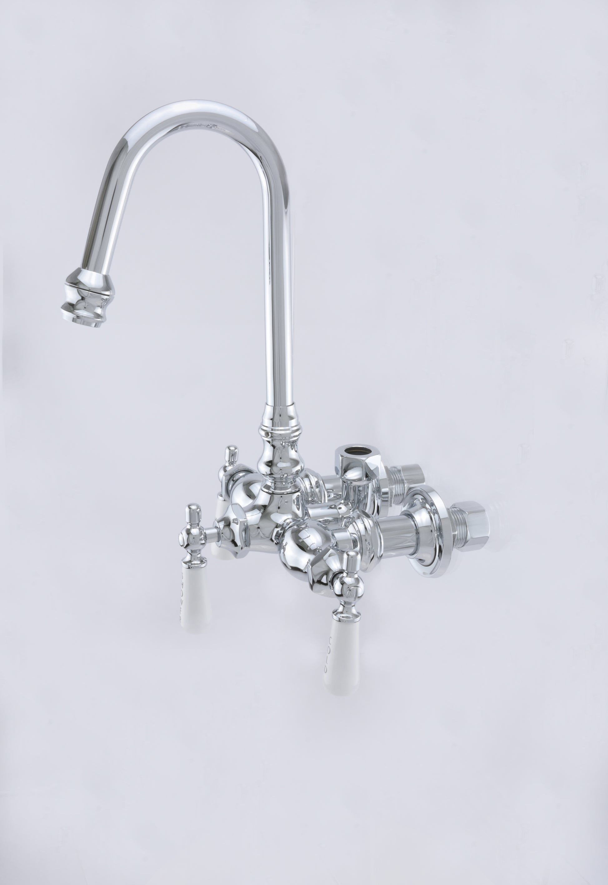 Strom Living Tub Faucet with Diverter Handle and Gooseneck Spout