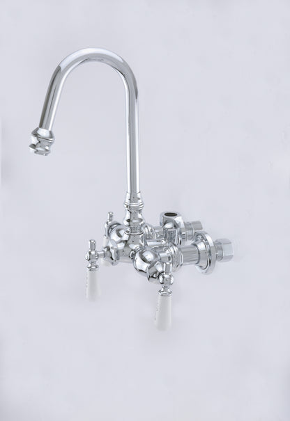 Strom Living Tub Faucet with Diverter Handle and Gooseneck Spout