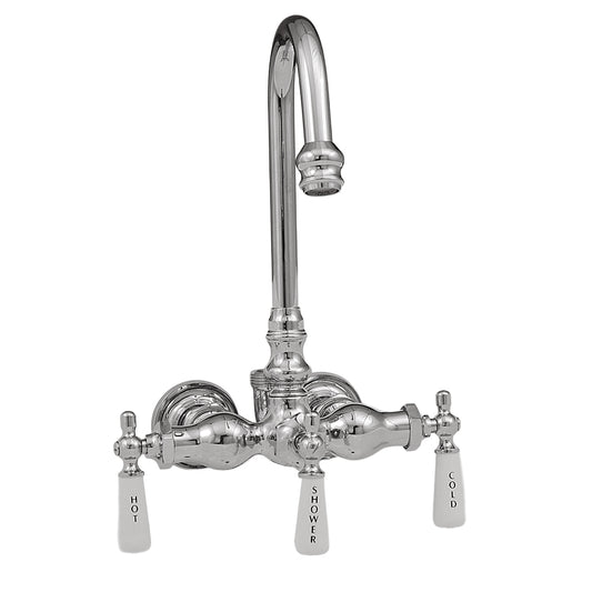 Strom Living Tub Faucet with Diverter Handle and Gooseneck Spout