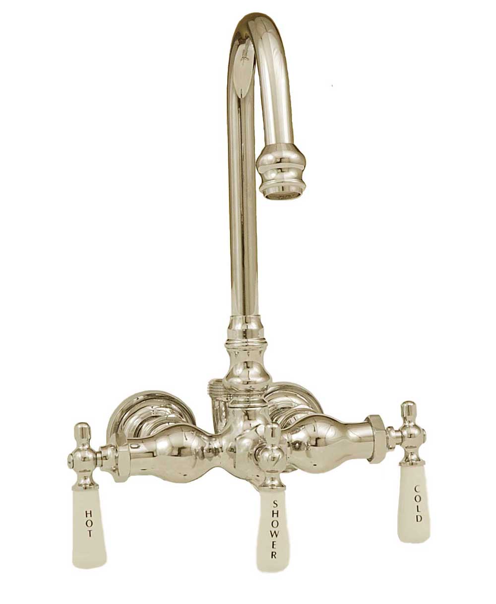 Tub Faucet with Diverter Handle and Gooseneck Spout P0400 | Strom Living