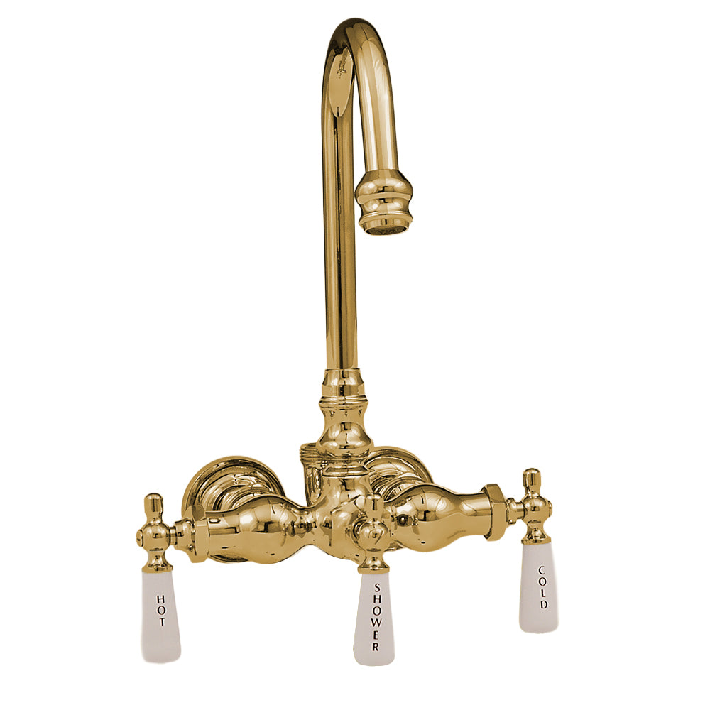 Strom Living Tub Faucet with Diverter Handle and Gooseneck Spout