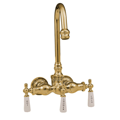 Strom Living Tub Faucet with Diverter Handle and Gooseneck Spout