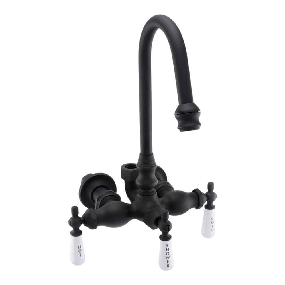 Tub Faucet with Diverter Handle and Gooseneck Spout P0400 | Strom Living