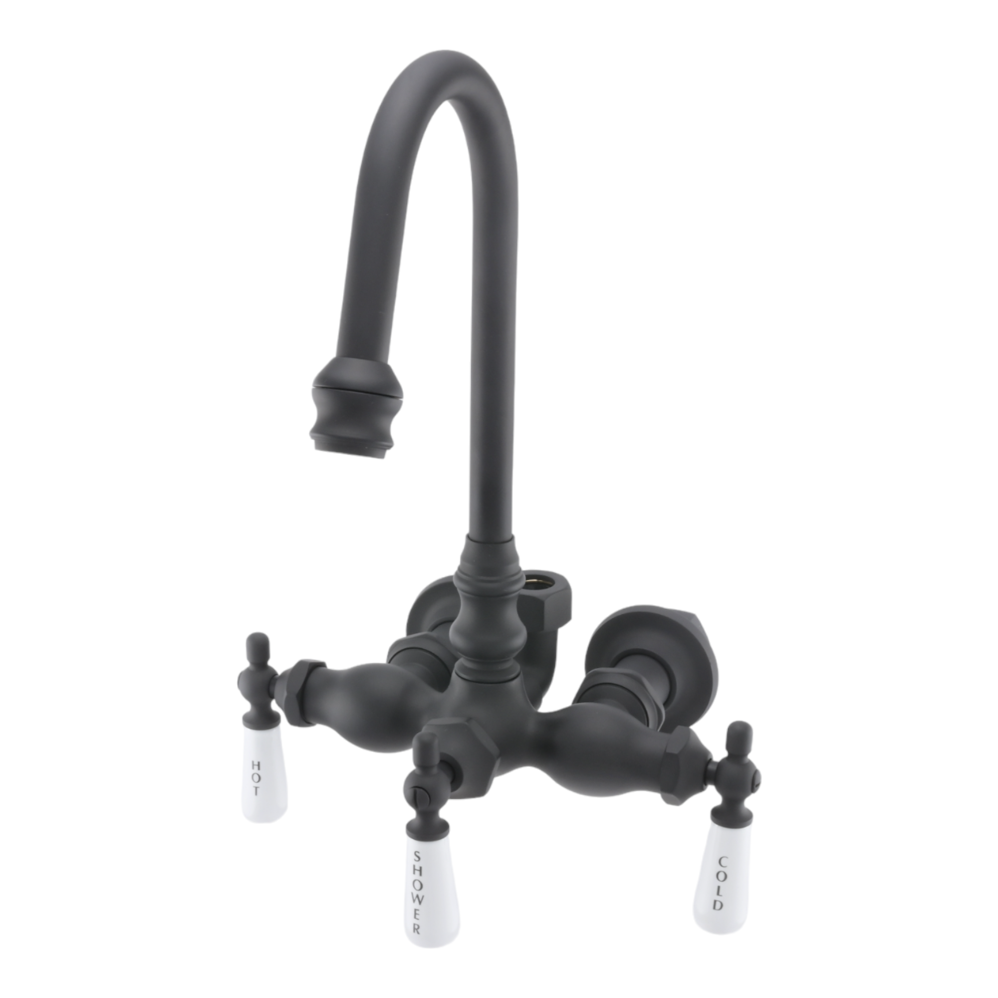Tub Mount Gooseneck Diverter Faucet P0400 | Strom Living - Tub Fillers