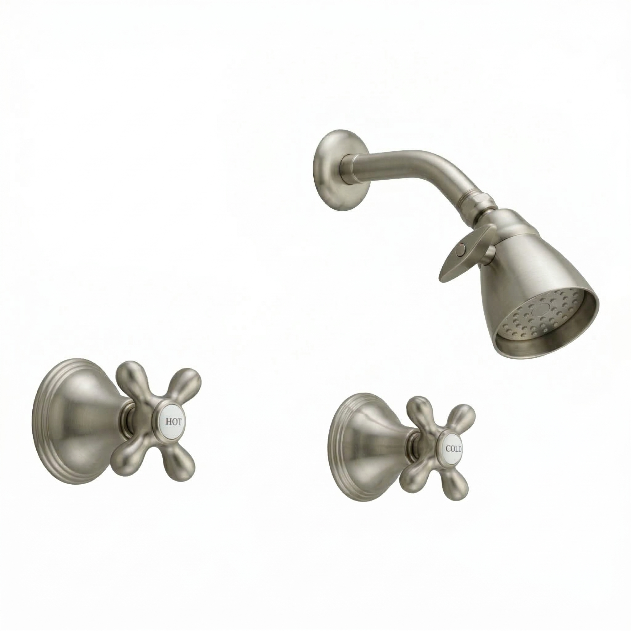 St. Lawrence In-Wall Shower Set P0407 | Strom Living Matte Nickel - Showers