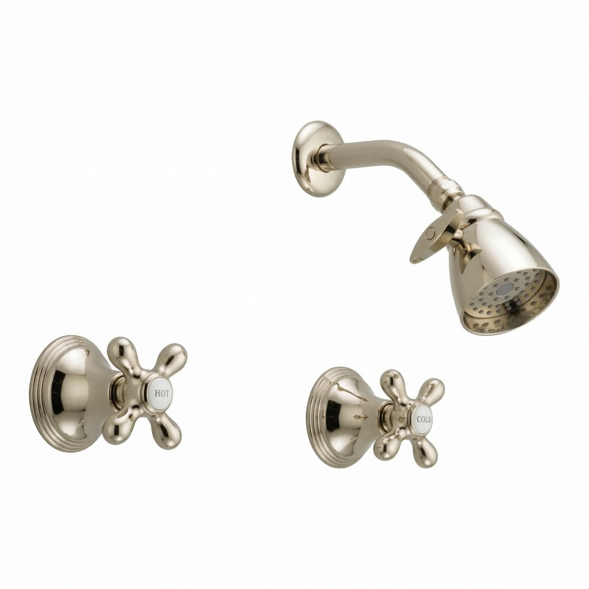 St. Lawrence In-Wall Shower Set P0407 | Strom Living Polished Nickel - Showers